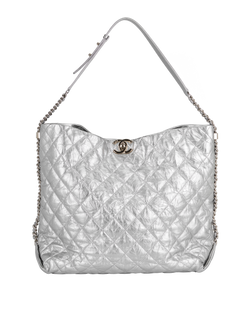 Big Bang Large Hobo, Calfskin, Silver, 24800685 (2017/18), 3*